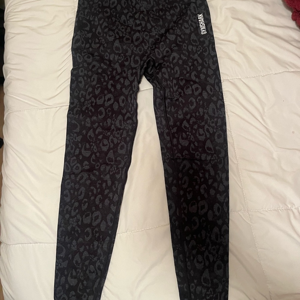 Gymshark Black Leopard Print Leggings